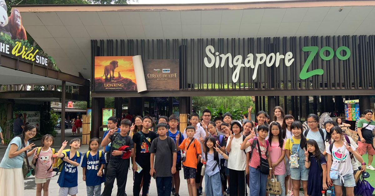Thăm sở thú khi Du học hè Singapore 2024